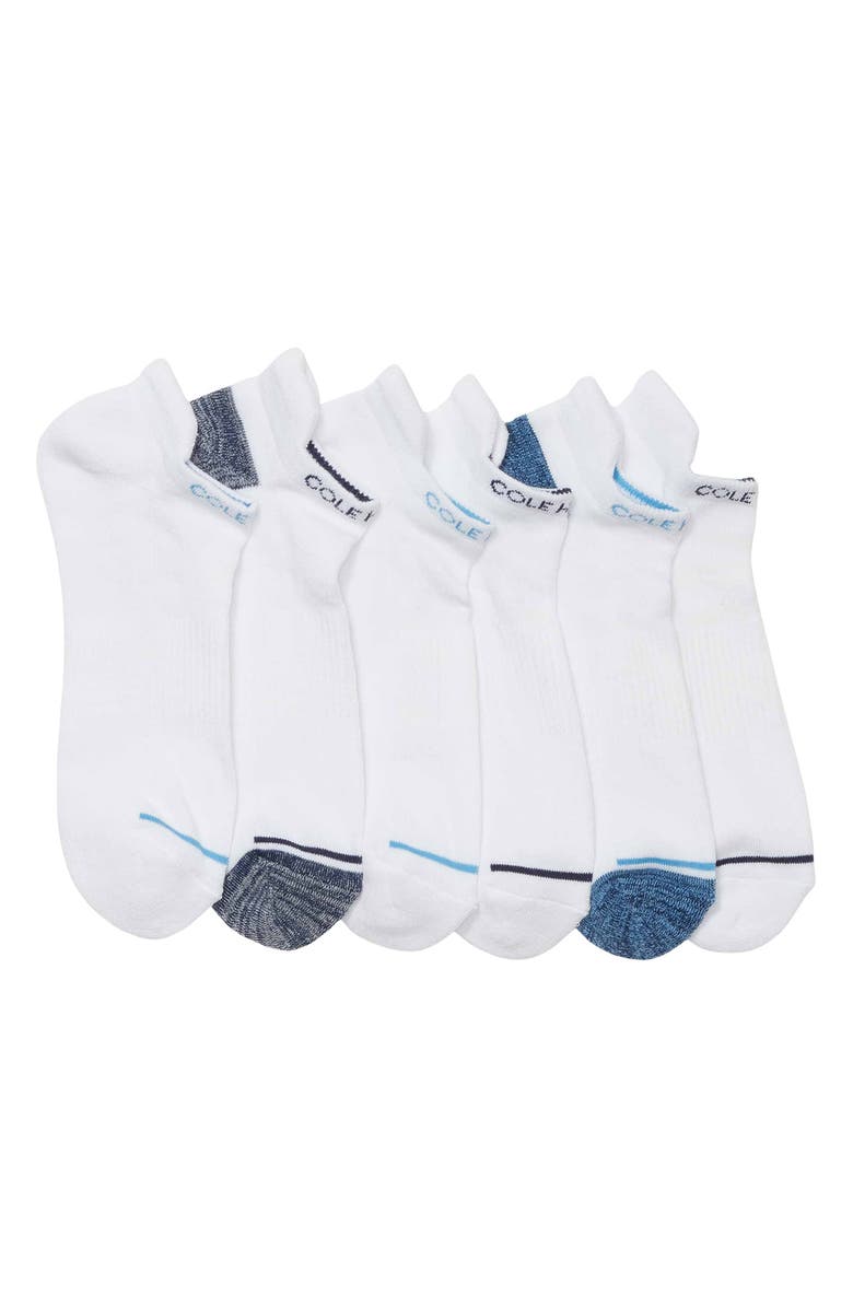 Cole Haan Terry Ankle Socks - Pack of 6, Main, color, 