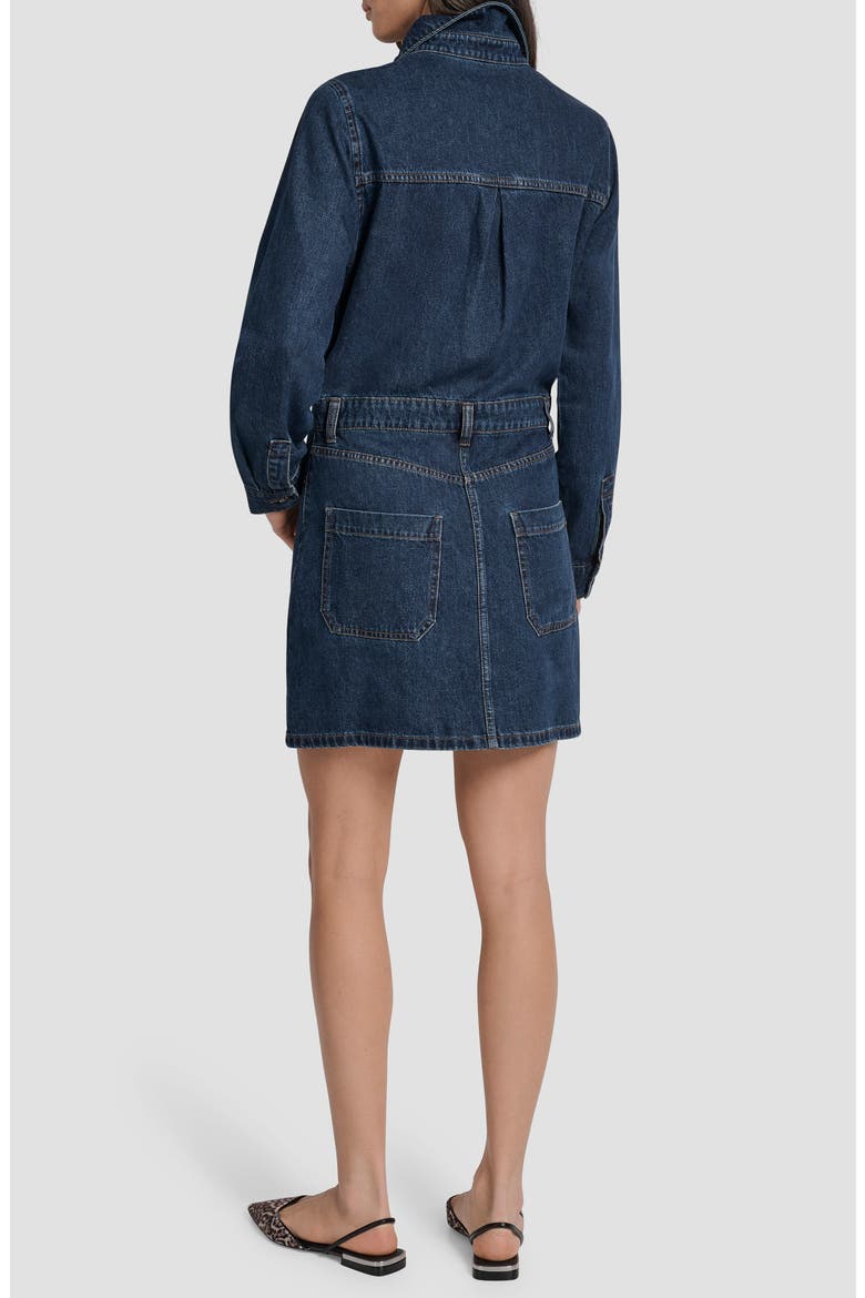 Long Sleeve Denim Shirtdress, Alternate, color, ELERY