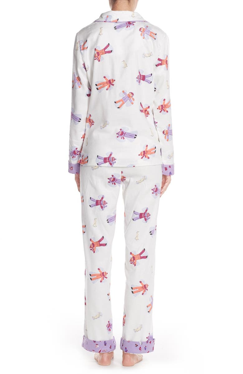 Munki Munki Flannel Pajamas, Alternate, color, 