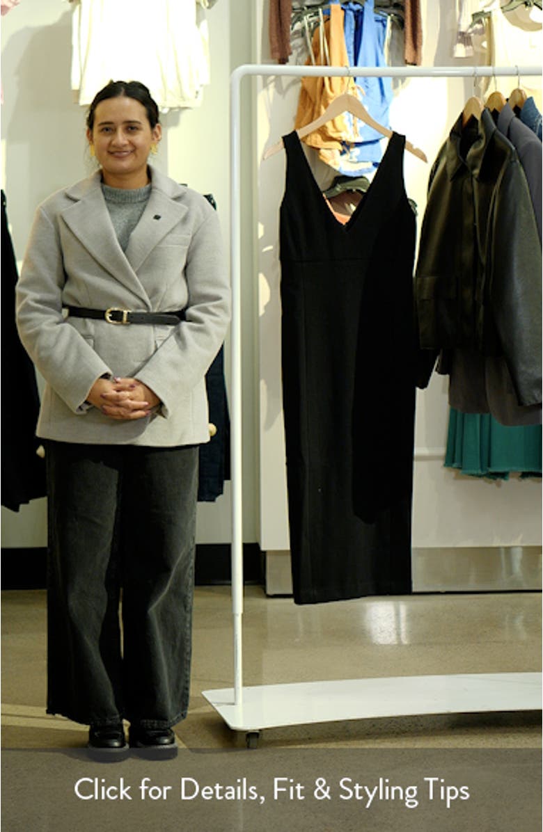 SPANXshape<sup>™</sup> Ponte V-Neck Sleeveless Midi Dress, sales video thumbnail