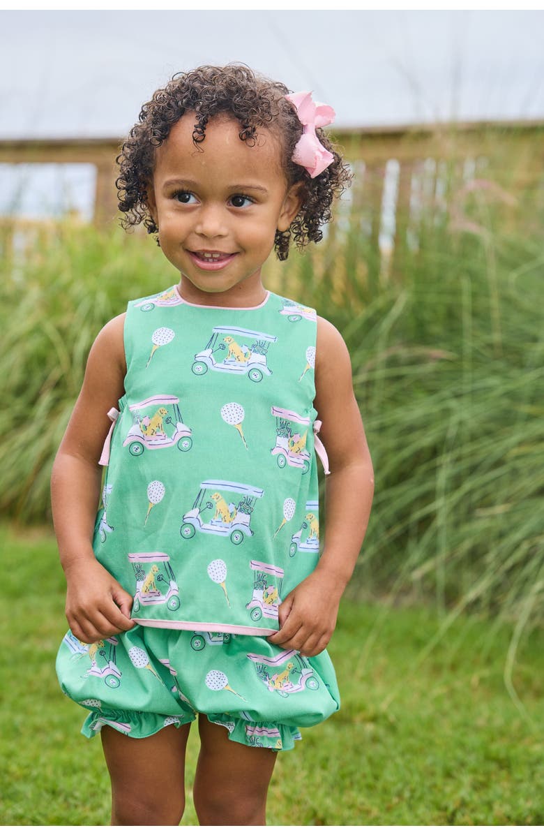 Little English Kids' Printed Lily Bloomer Set, Alternate, color, Paws On Par