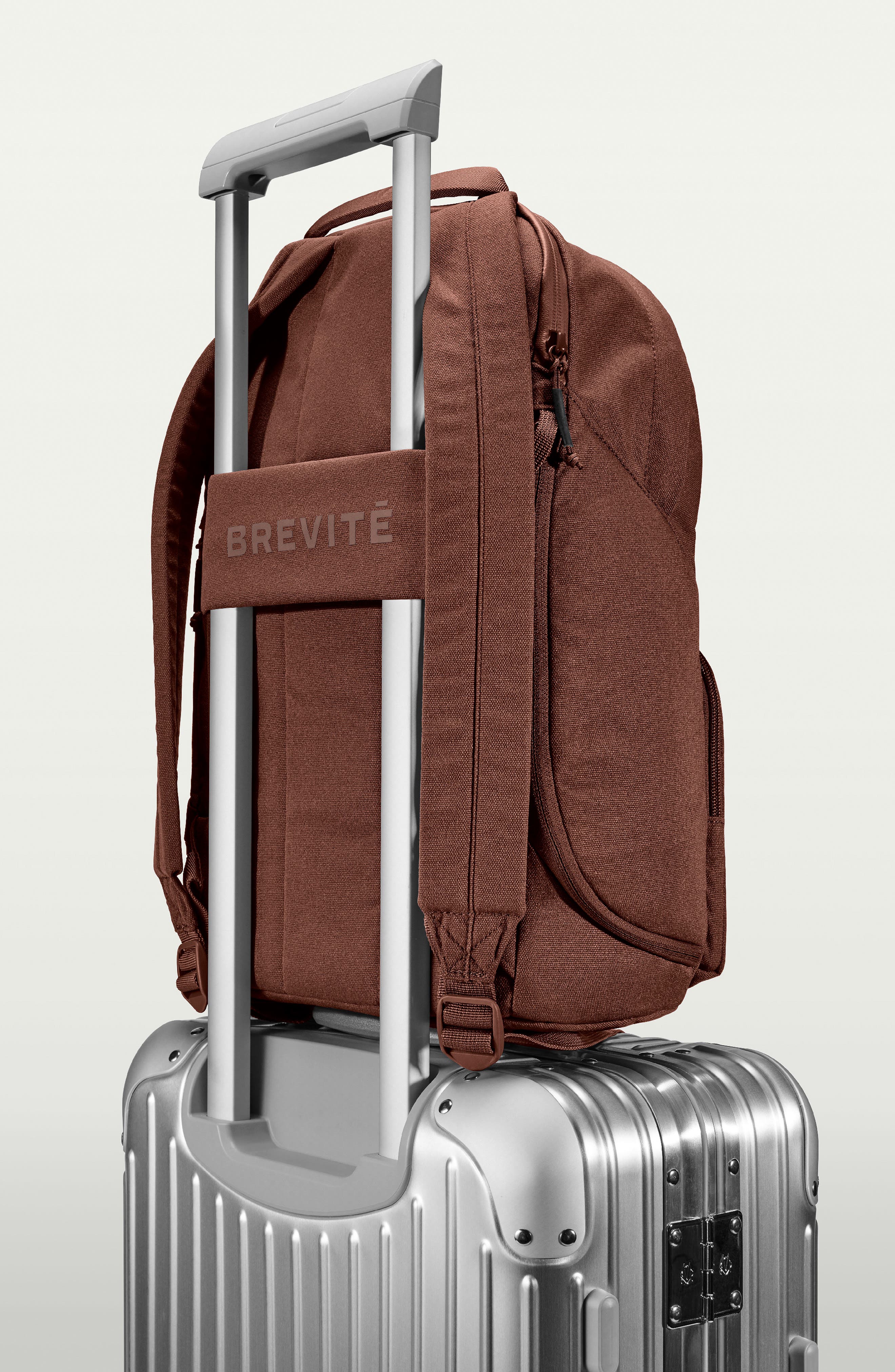 Brevite The Brevite Water Resistant Backpack, Alternate, color, Brown