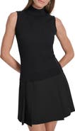 DKNY Sleeveless Mock Neck Sweater