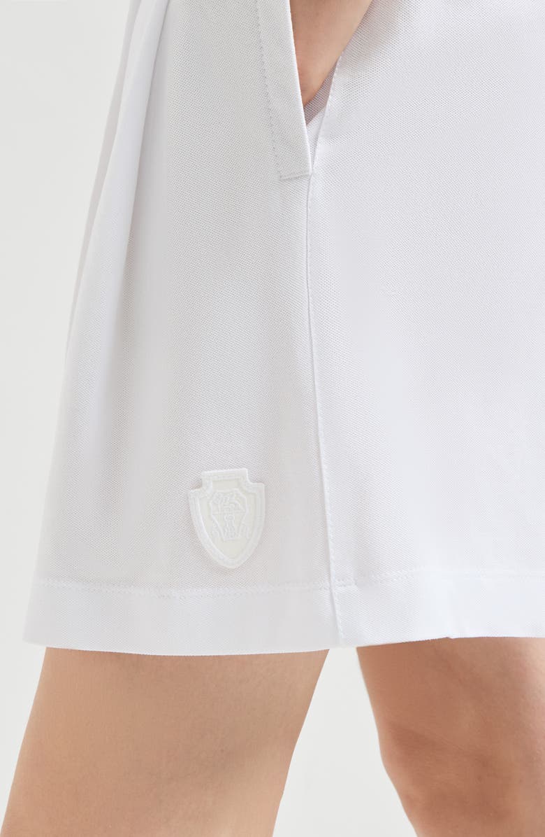 Brunello Cucinelli Piqué shorts, Alternate, color, White