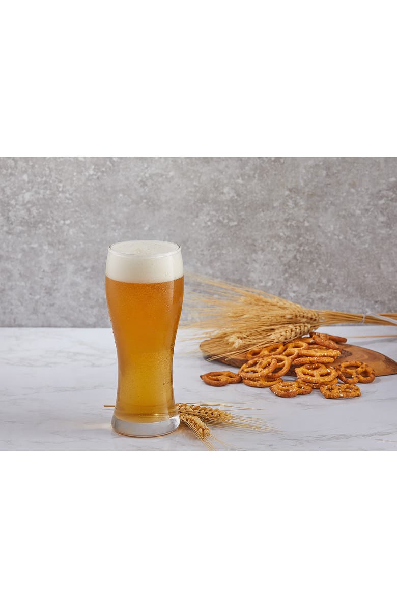 JoyJolt Callen Pilsner Beer Glass - Set of 4, Alternate, color, Clear