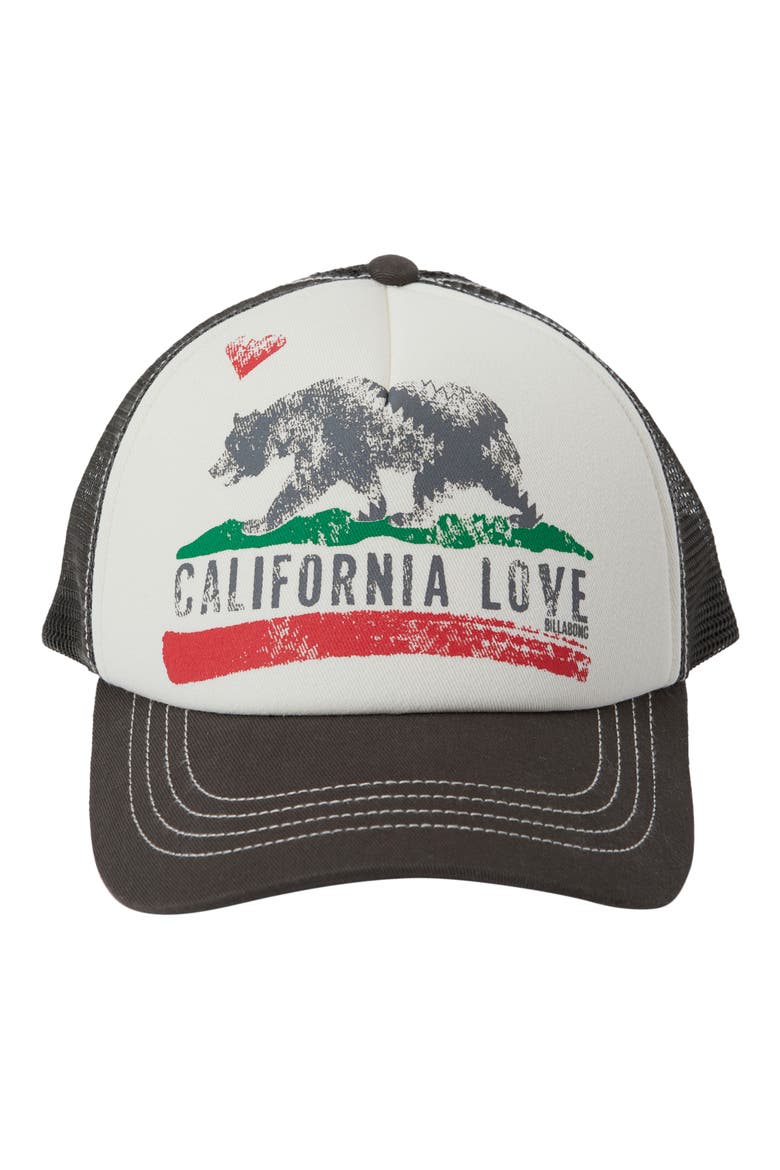 California Trucker Hat, Alternate, color, KNY0-CHAR 1
