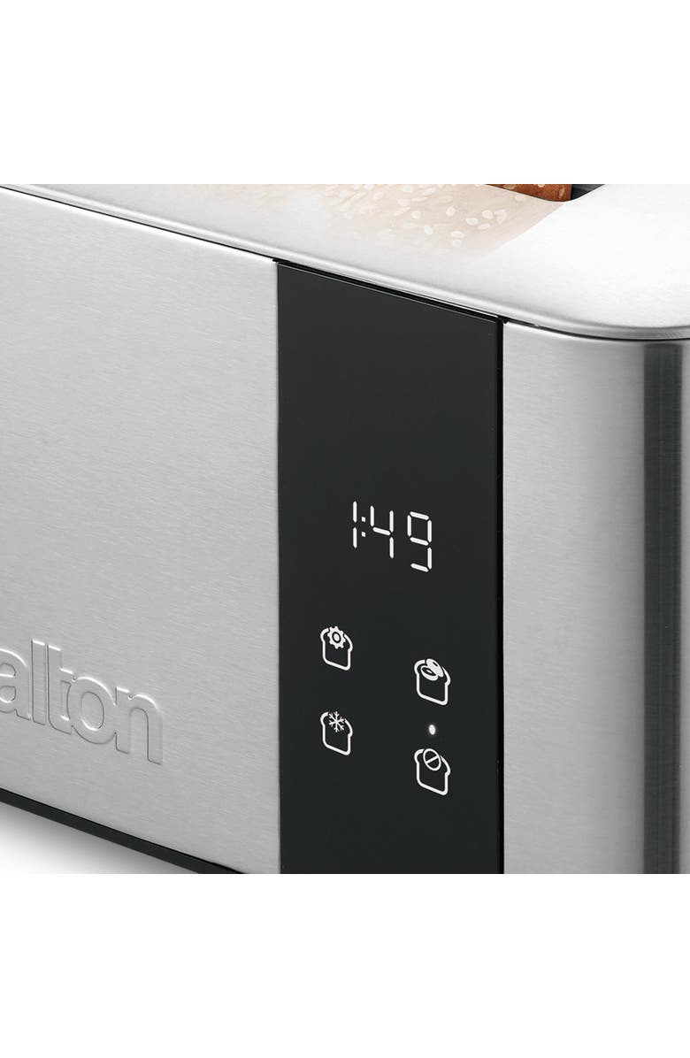 Salton Stainless Steel Countdown Long Slot Toaster, Alternate, color, Silver
