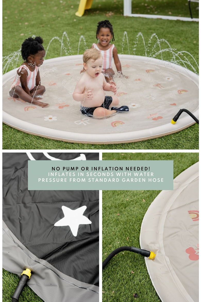 Sprinkler Splash Pad, Alternate, color, Bows & Bloom