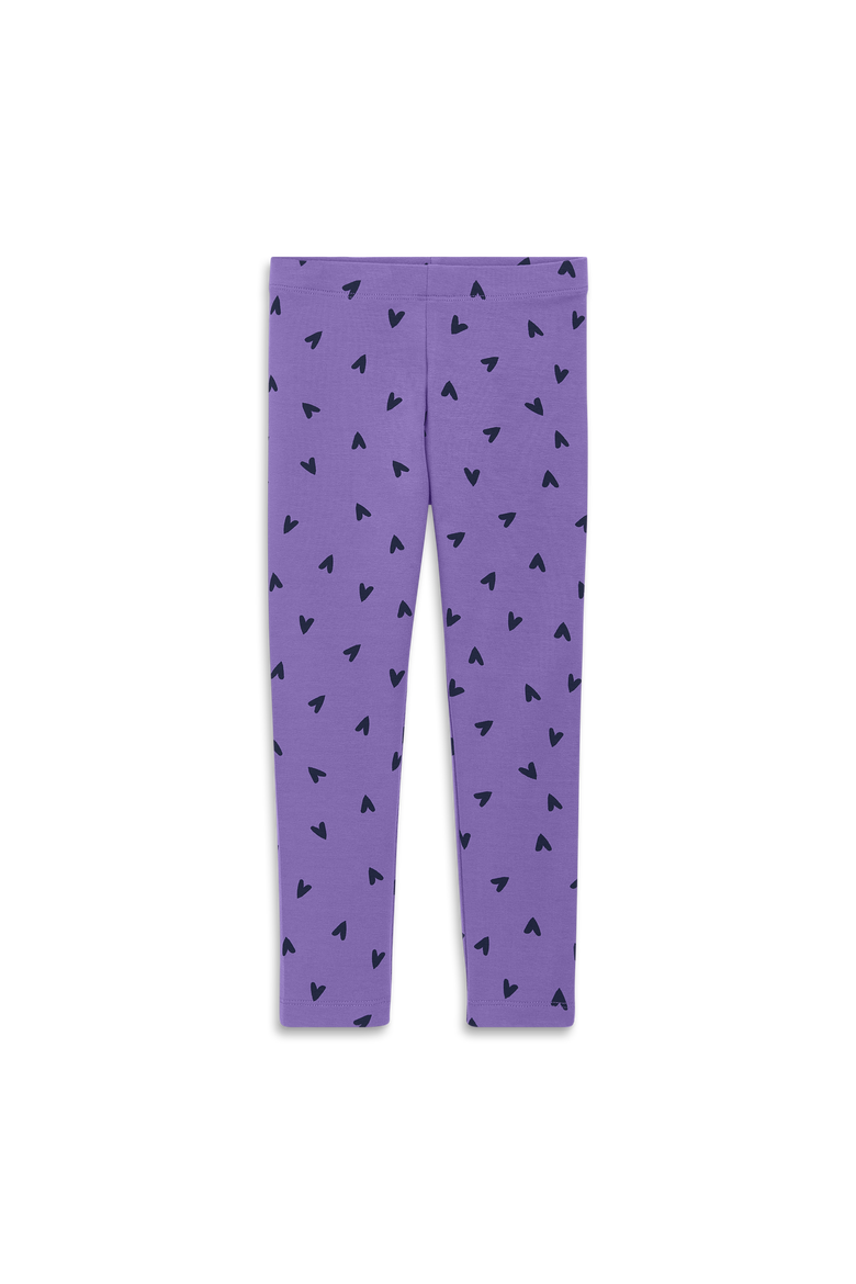 Kids Legging In Hearts, Main, color, Violet Hearts