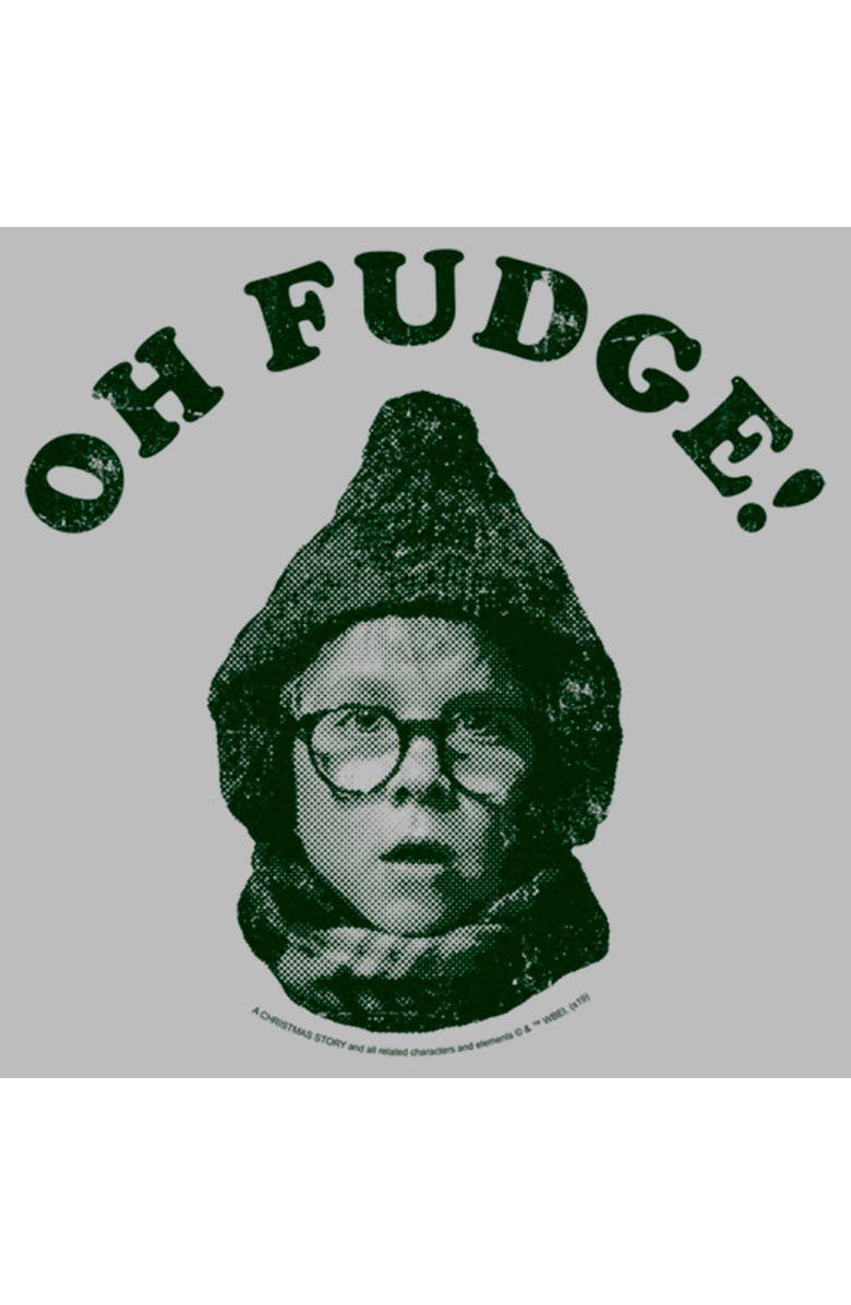 A Christmas Story Men's A Christmas Story Oh Fudge Ralphie Parker Graphic T-Shirt, Alternate, color, Athletic Heather