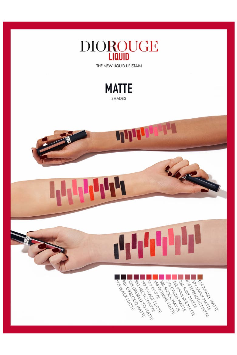 Rouge Dior Liquid Lip Stain, Alternate, color, 828 DRESSED TO MATTE