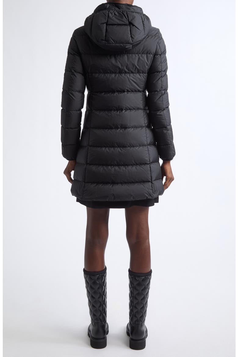 Gie Long Down Coat, Alternate, color, BLACK