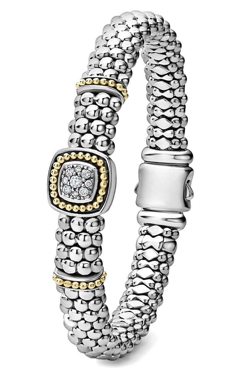LAGOS Rittenhouse Diamond Pavé Rope Bracelet, Alternate, color, 
