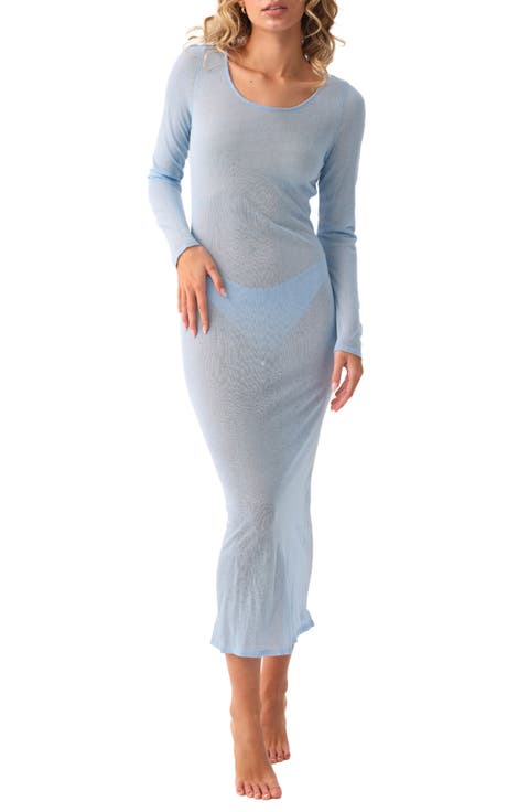 Ada Long Sleeve Cover-Up Dress