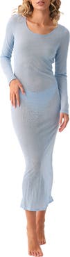 PQ SWIM Ada Long Sleeve Cover-Up Dress