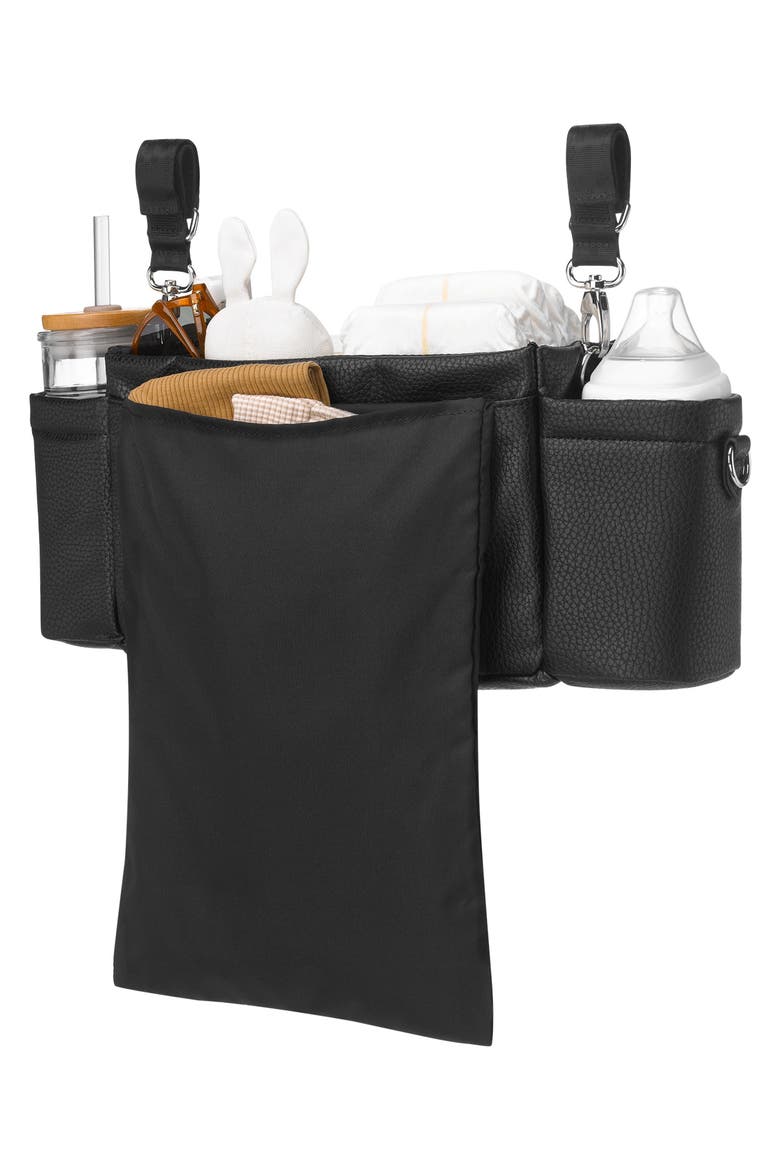 Wander Deluxe Stroller Caddy, Alternate, color, EBONY