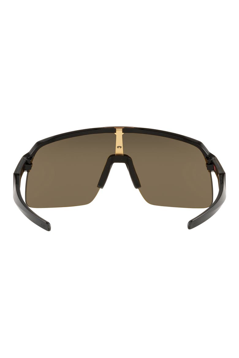 Sutro Lite 139mm Prizm™ Wrap Shield Sunglasses, Alternate, color, MATTE BLACK/ PRIZM 24K