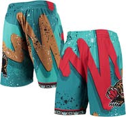 Mitchell & Ness Men's Mitchell & Ness Turquoise Vancouver Grizzlies Hardwood Classics 1998 Hyper Hoops Swingman Shorts