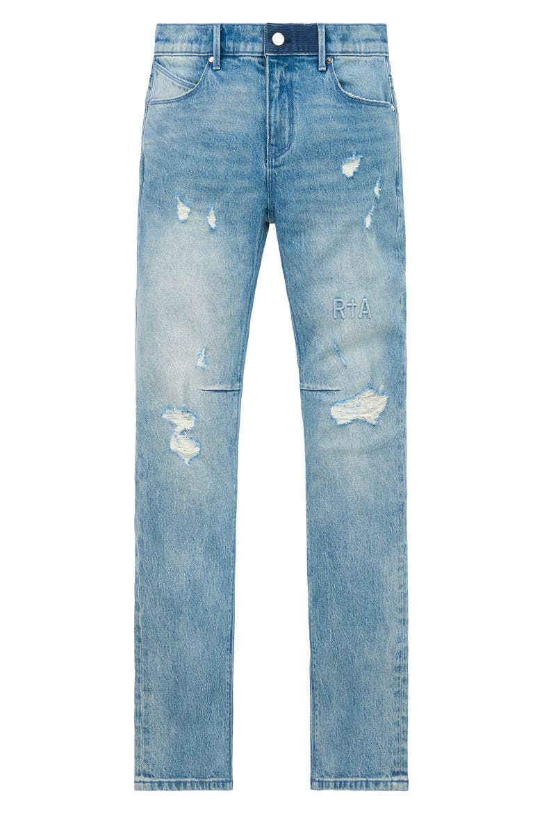 Clayton Ripped Skinny Jeans, Main, color, GOLDEN INDIGO