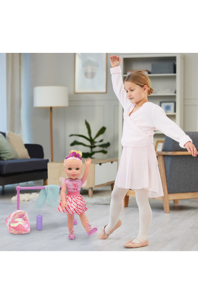 Style Dreamers Ballet Set Pink 14" Hard Body Doll 5pcs, Alternate, color, Multicolored