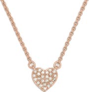 Kate Spade New York Pavé Heart Mini Pendant Necklace