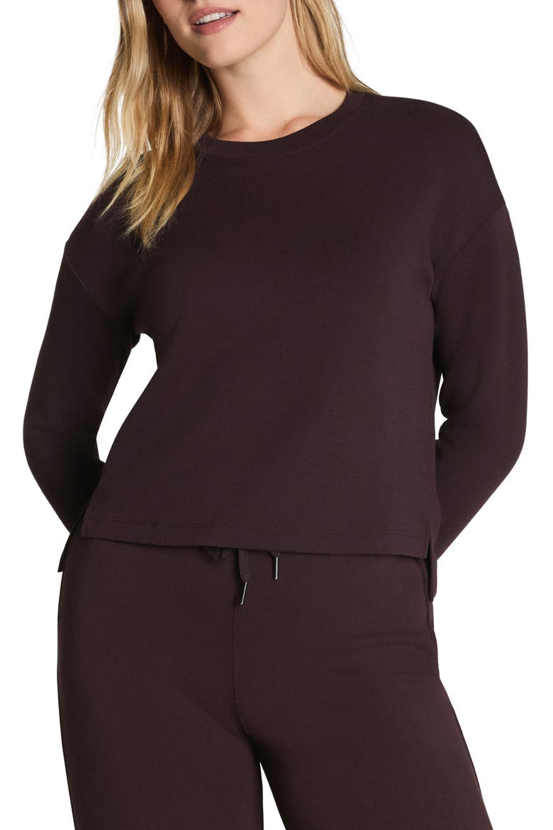 AirEssentials Long Sleeve T-Shirt, Main, color, TRUFFLE BROWN