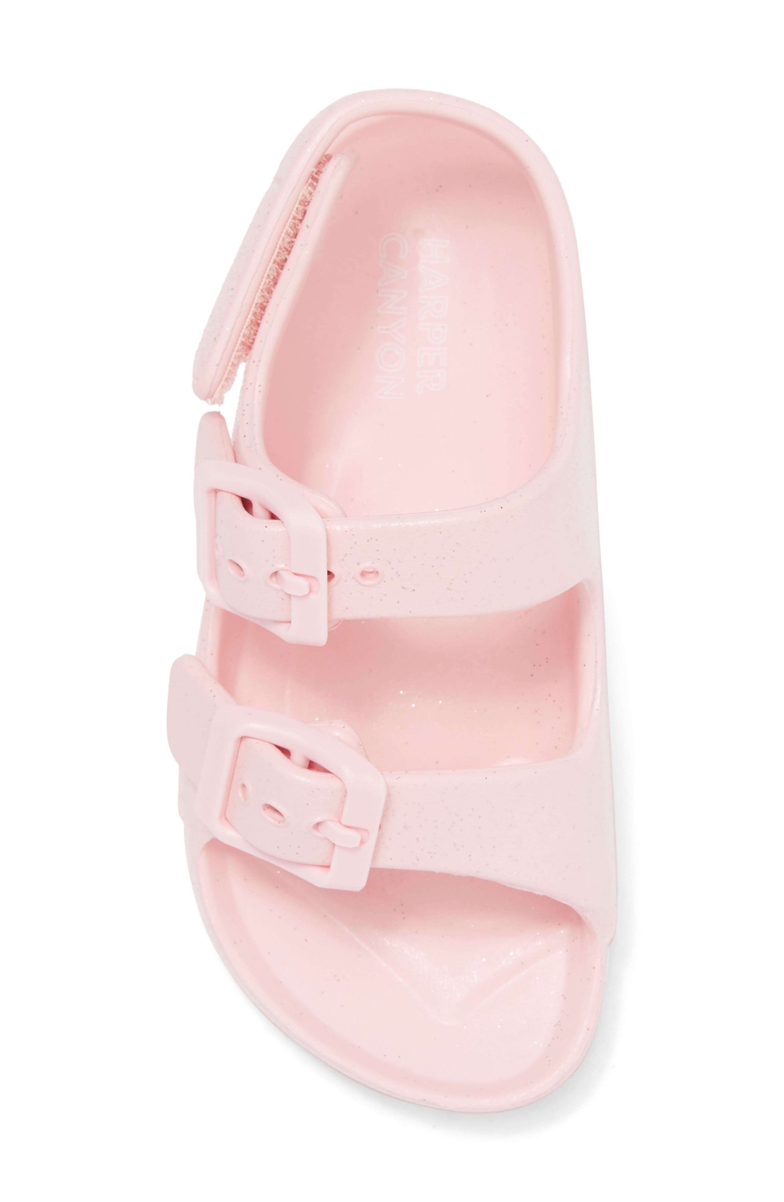 Sage Sandal, Alternate, color, PINK GLITTER