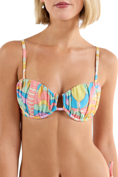 The Paradiso - Clam Shell Bikini Top