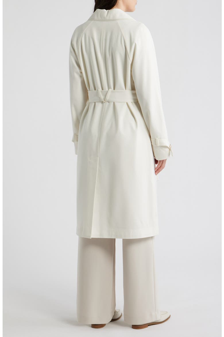 Stretch Gabardine Trench Coat, Alternate, color, CREAM