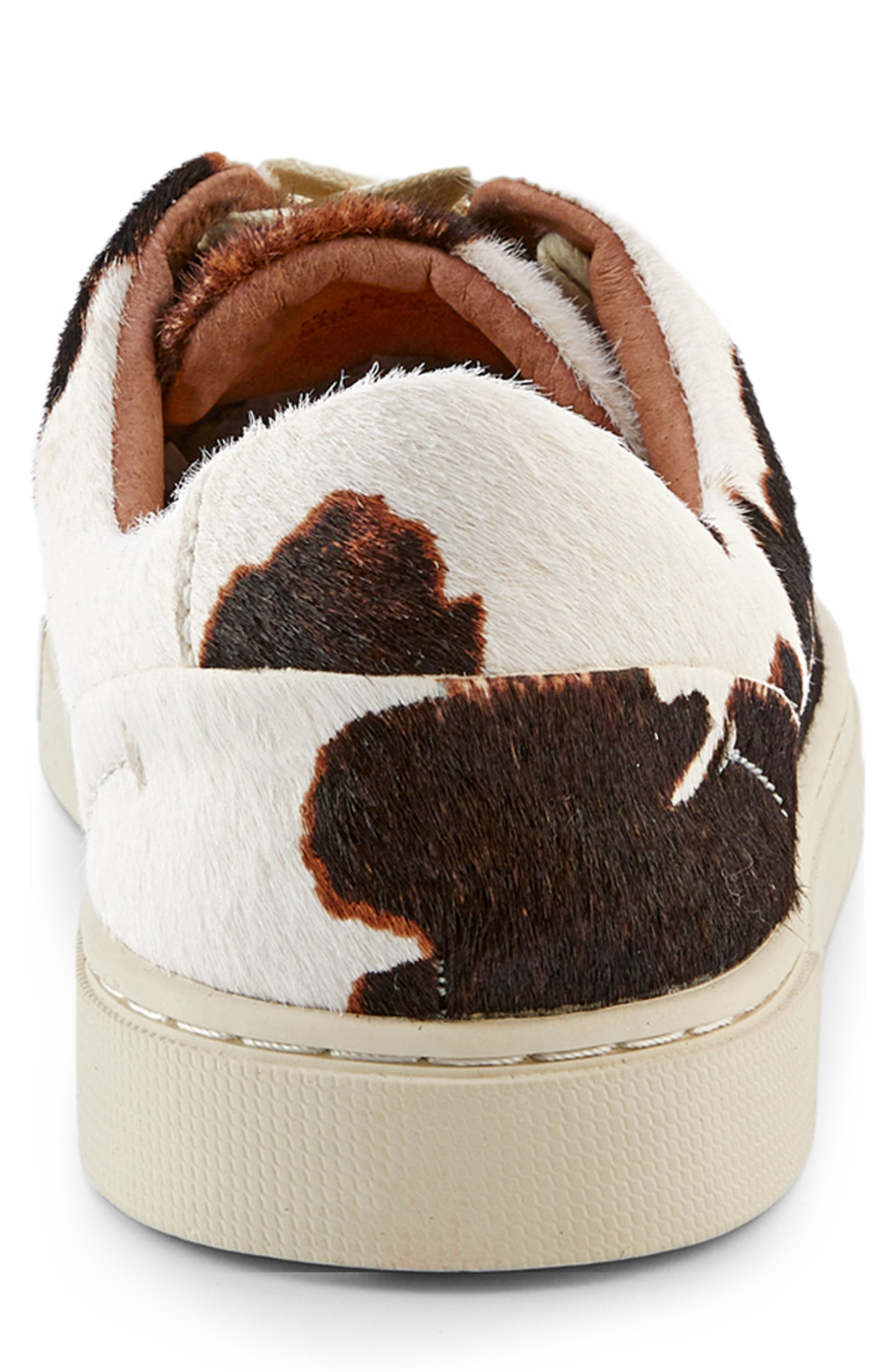 Frye Ivy Genuine Calf Hair Low Top Sneaker, Alternate, color, 