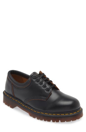 Dr. Martens 8053 Derby In Black Vintage Smooth