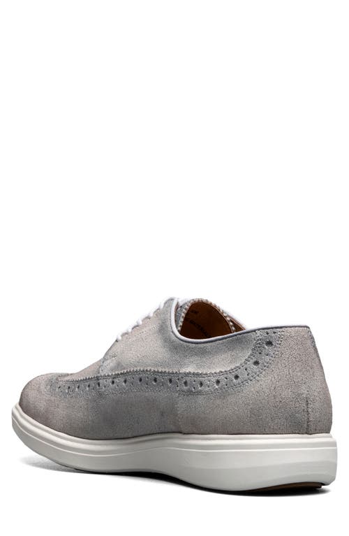 Stacy Adams Trudell Wingtip Oxford In Light Gray