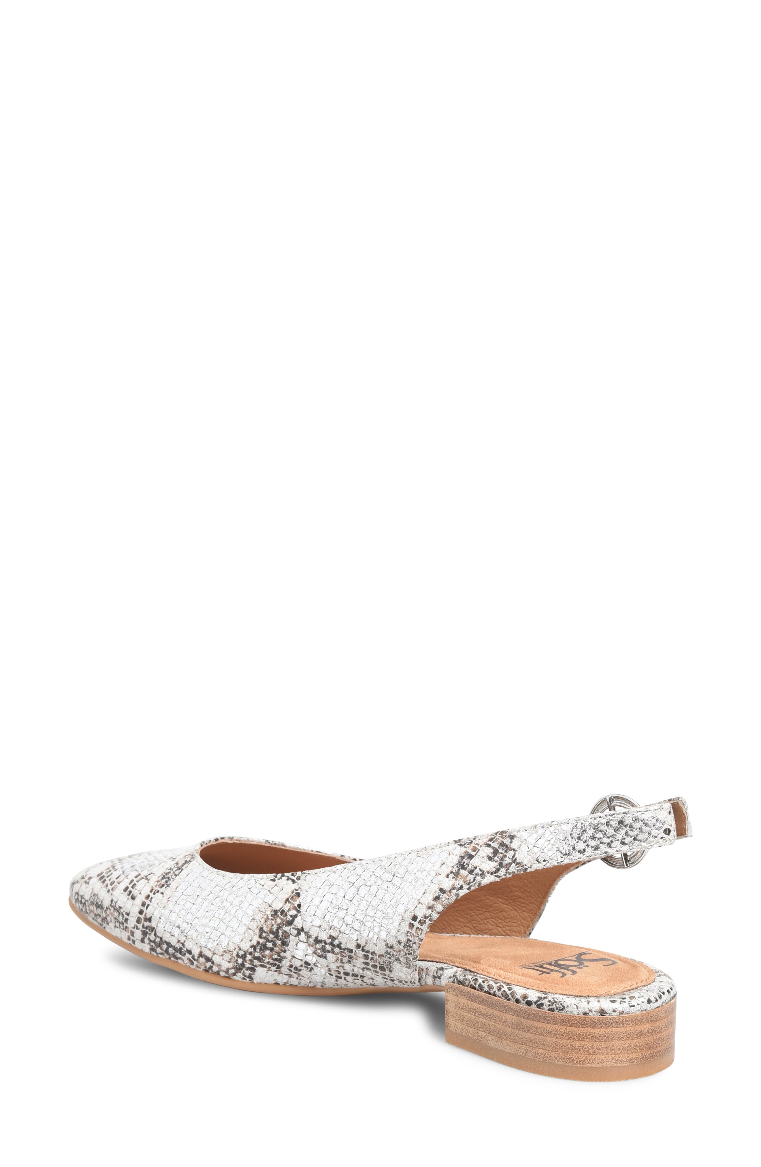 Söfft Endora Slingback Pump, Alternate, color, Silver Metallic