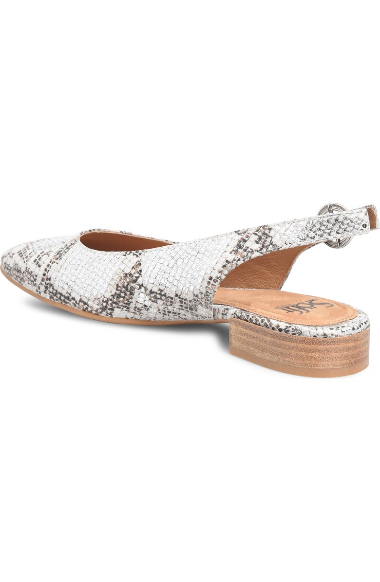 Söfft Endora Slingback Pump, Alternate, color, Silver Metallic