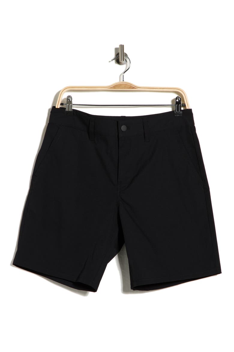 Strike 8-Inch Golf Shorts, Alternate, color, BLACK