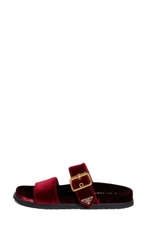 Prada Buckle Slide Sandal