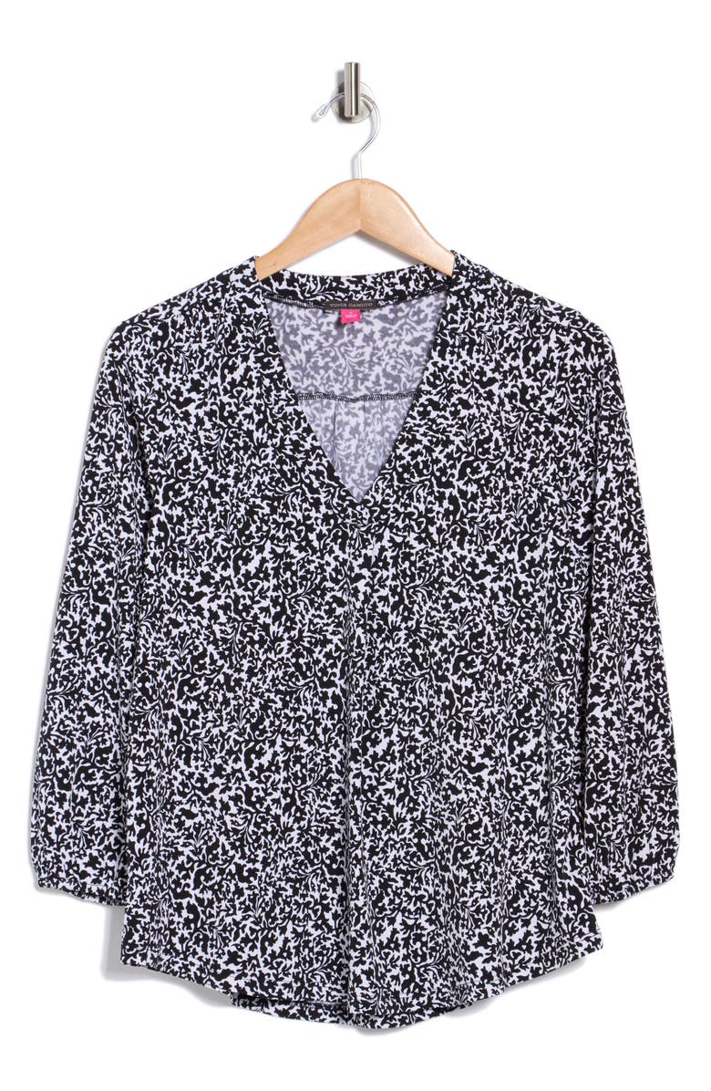 Vince Camuto Balloon Sleeve Knit Top, Alternate, color, Lucent White