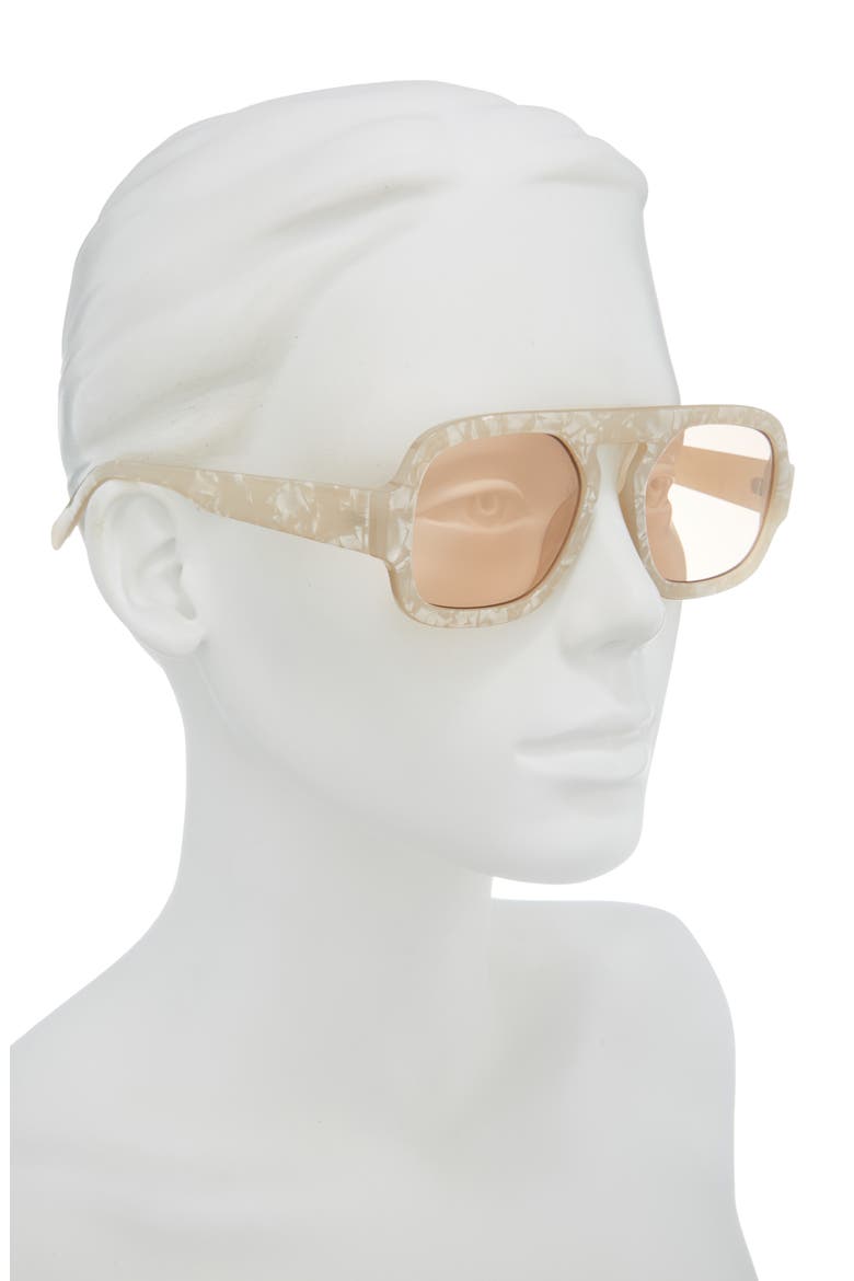 Shield Sunglasses, Alternate, color, CREAM