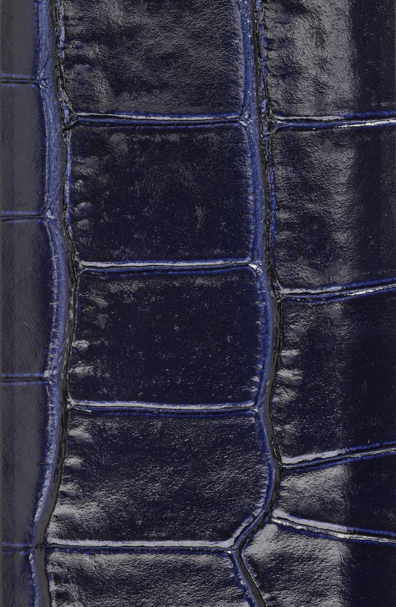 TOM FORD T Icon Reversible Croc Embossed Leather Belt, Alternate, color,