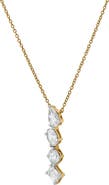 LuvMyJewelry Nerisse 14K Gold Lab Grown Diamond Necklace - 1 Ct