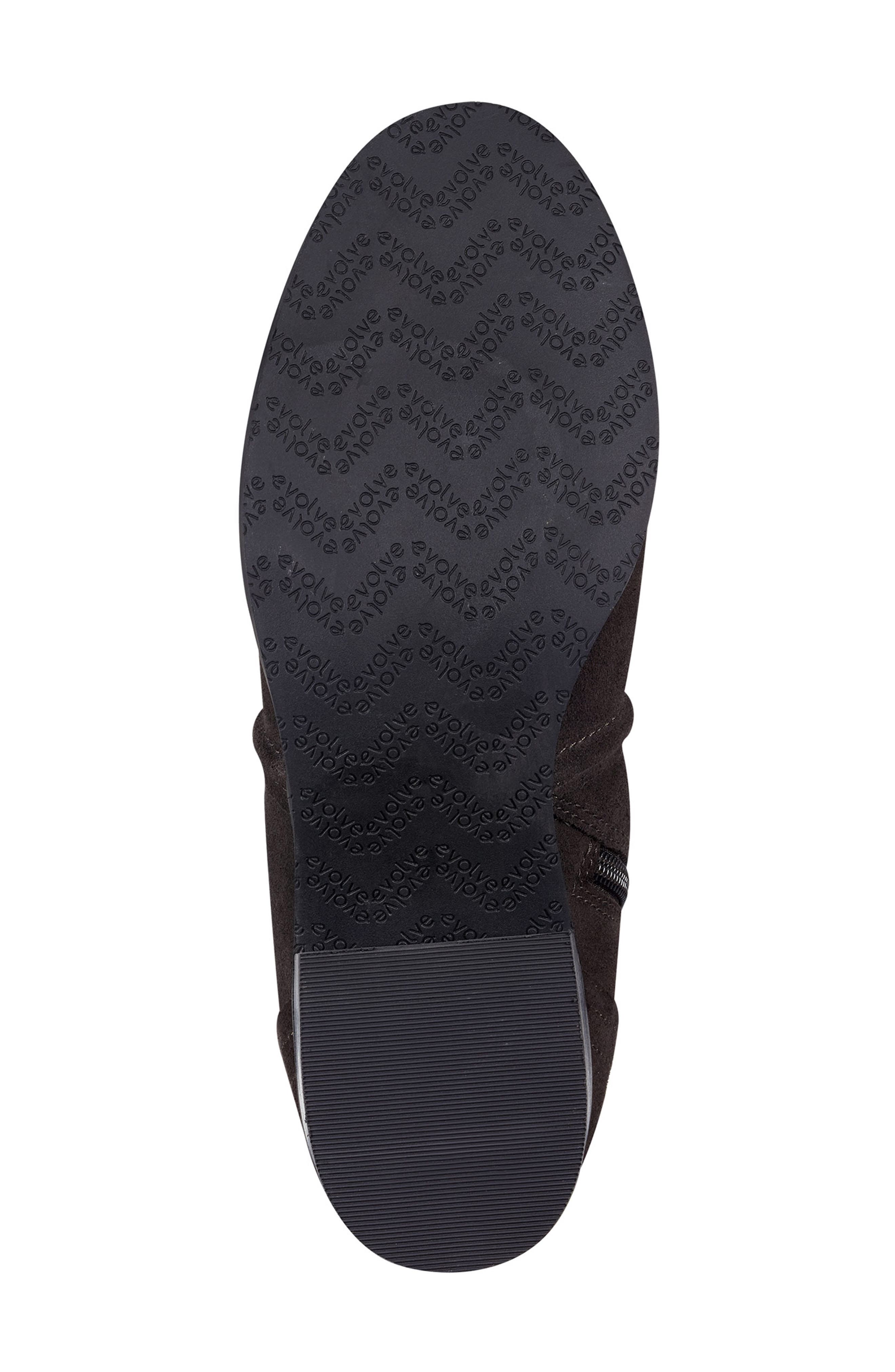 Tallie Knee High Boot, Alternate, color, DARK GRAY LEATHER