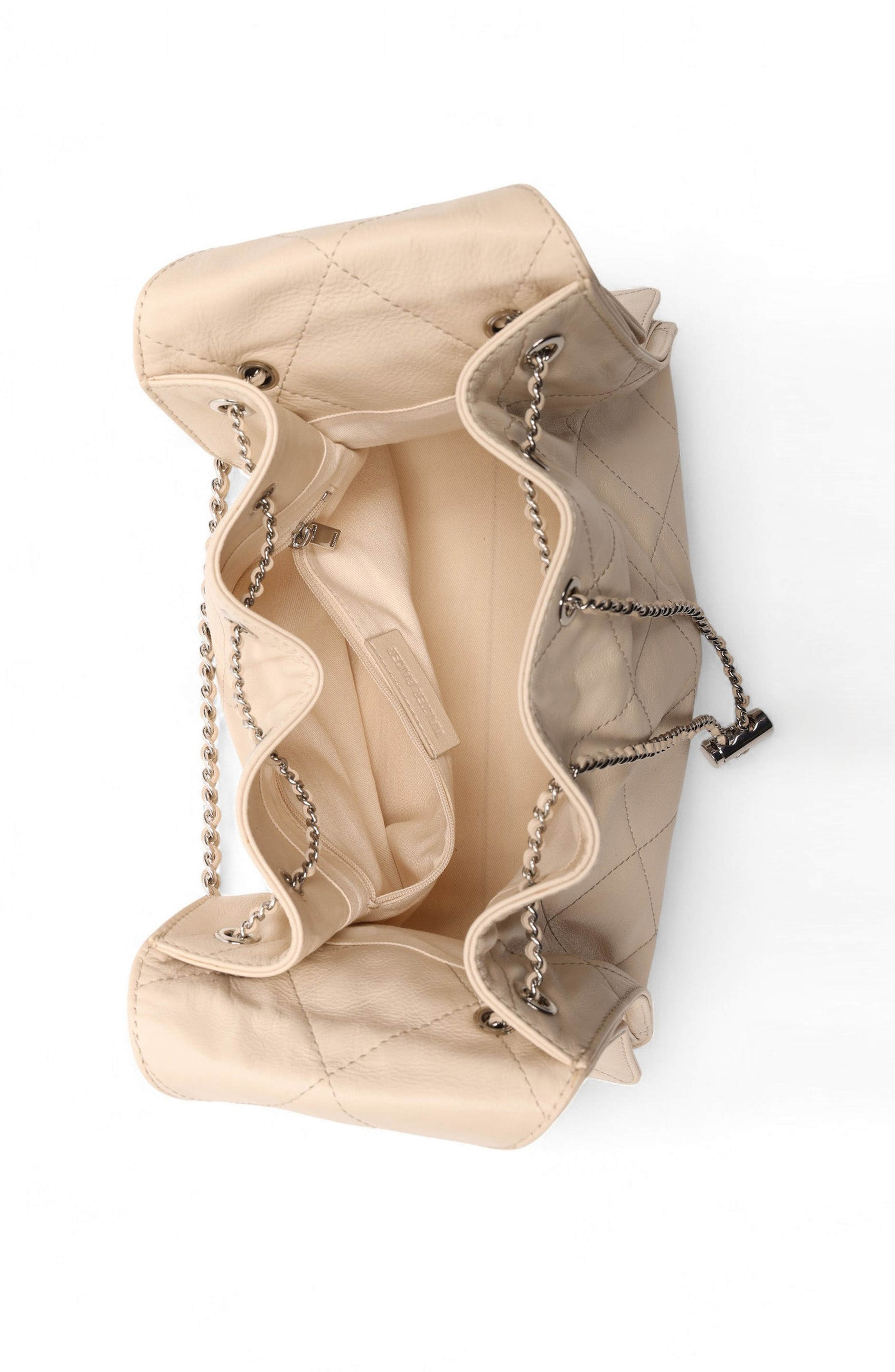 Walter Baker Valeria Quilted Bucket Bag, Alternate, color, Oyster