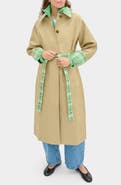 ALIGNE Barnaby Reversible Organic Cotton Trench Coat
