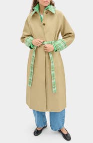 ALIGNE Barnaby Reversible Organic Cotton Trench Coat
