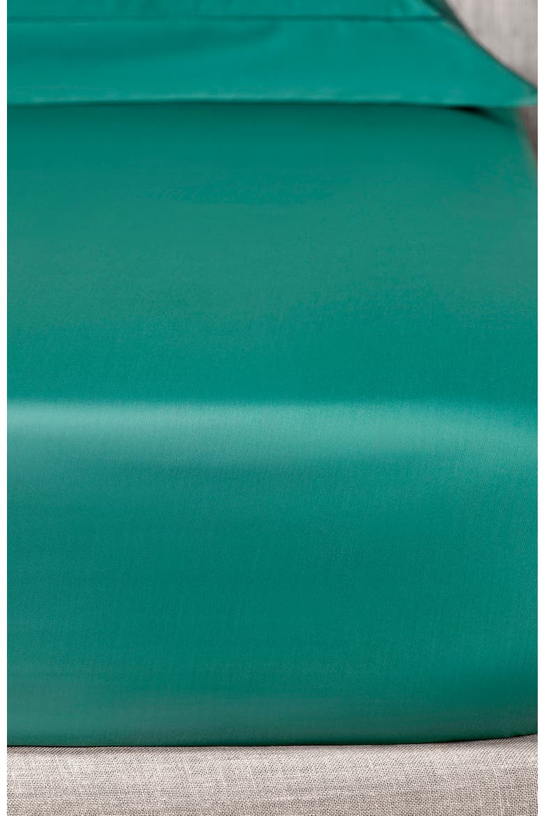 Rhapsody Fitted Sheet, Alternate, color, Green
