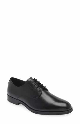 Plain toe derby black discount