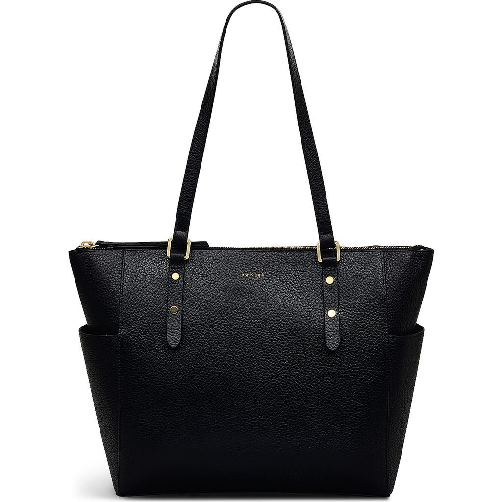 Radley Silk Street Large Ziptop Shoulder Bag In Black