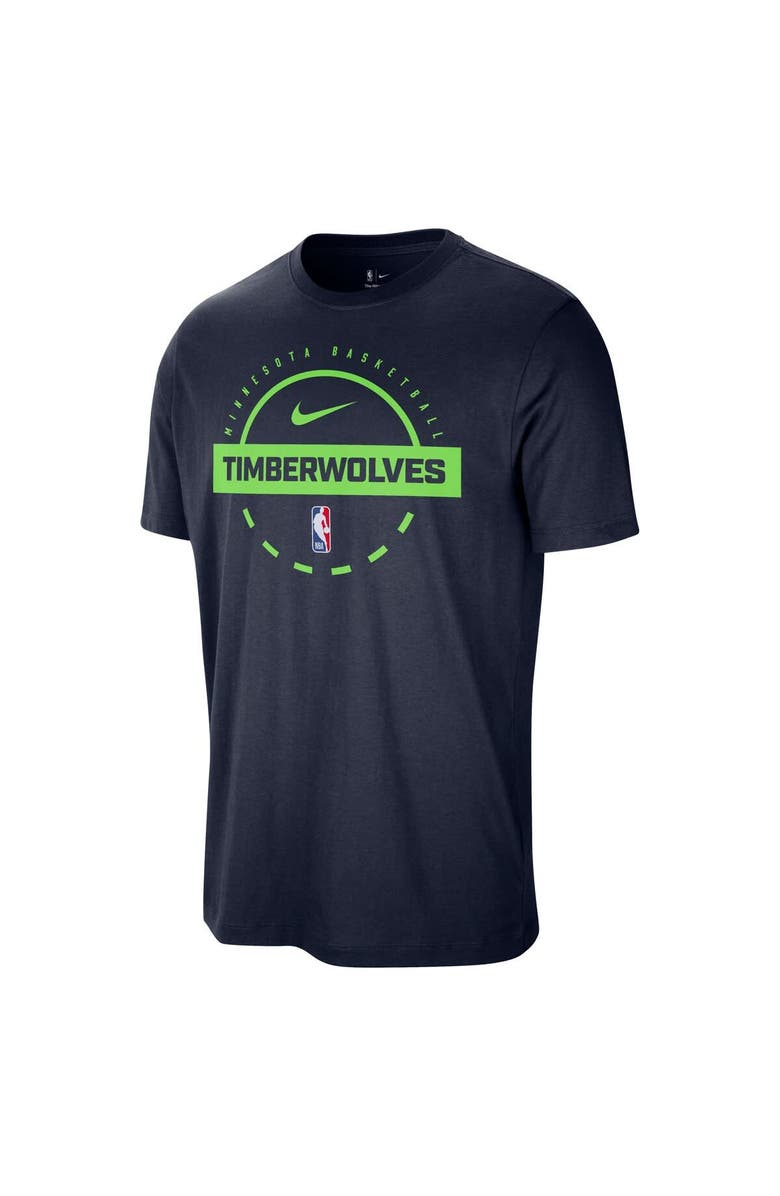 Nike Men's Nike Navy Minnesota Timberwolves Authentic Practice T-Shirt, Alternate, color, Navy