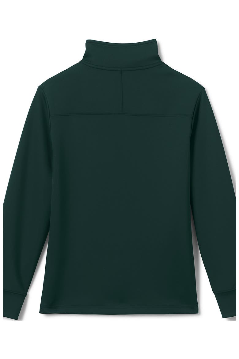 School Uniform Kids Quarter Zip Pullover, Alternate, color, Evergreen