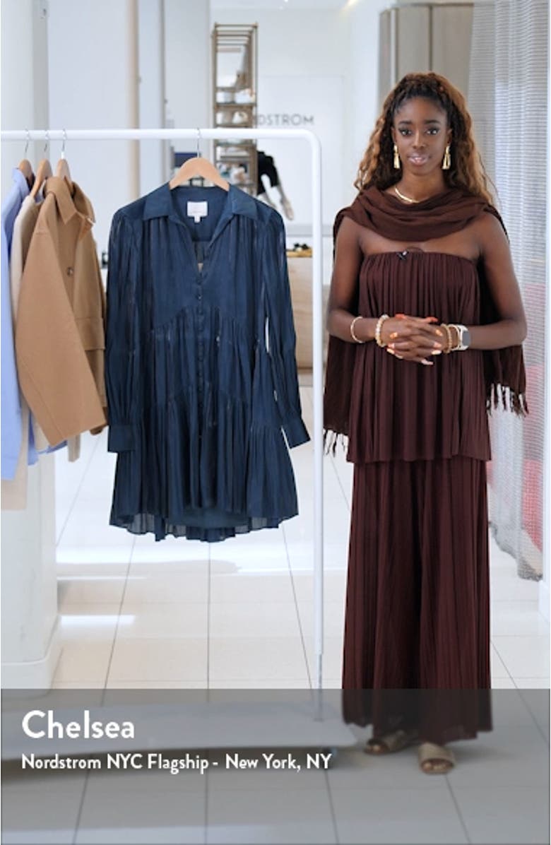 Lilly Long Sleeve Shirtdress, sales video thumbnail